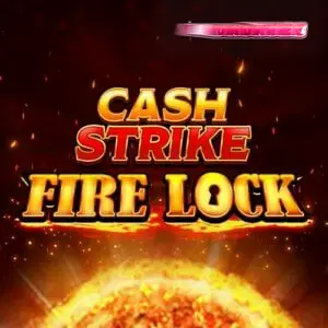 Tampilan antarmuka seluler Cash Strike Fire Lock dengan desain grid 3x3 yang ringkas.